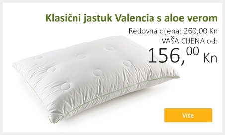 Klasičan jastuk Valencia AloeVera