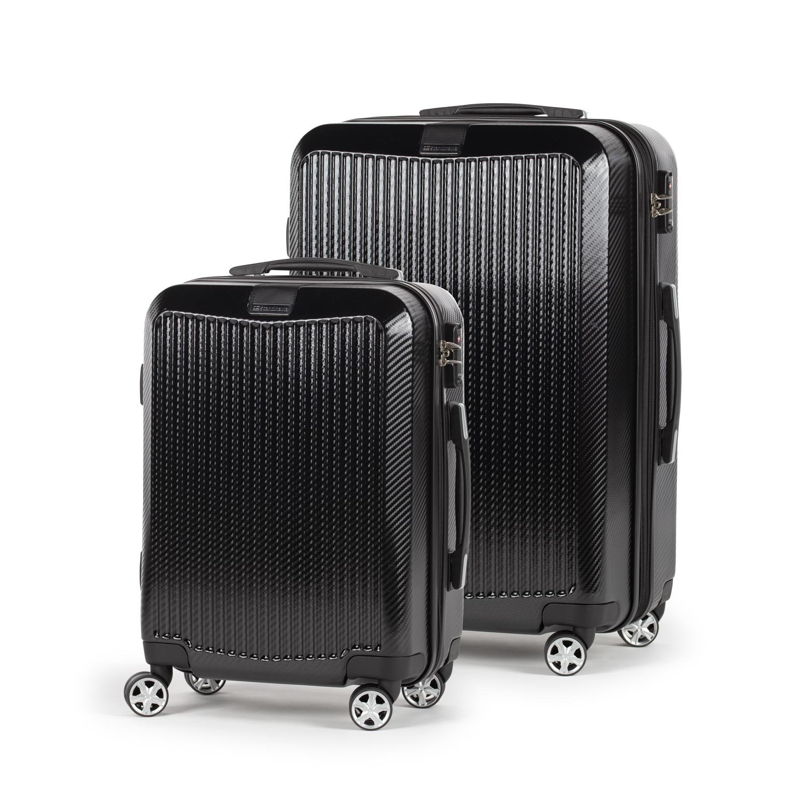 Image of Vitapur set putnih kofera Scandinavia Carbon Series - crni
