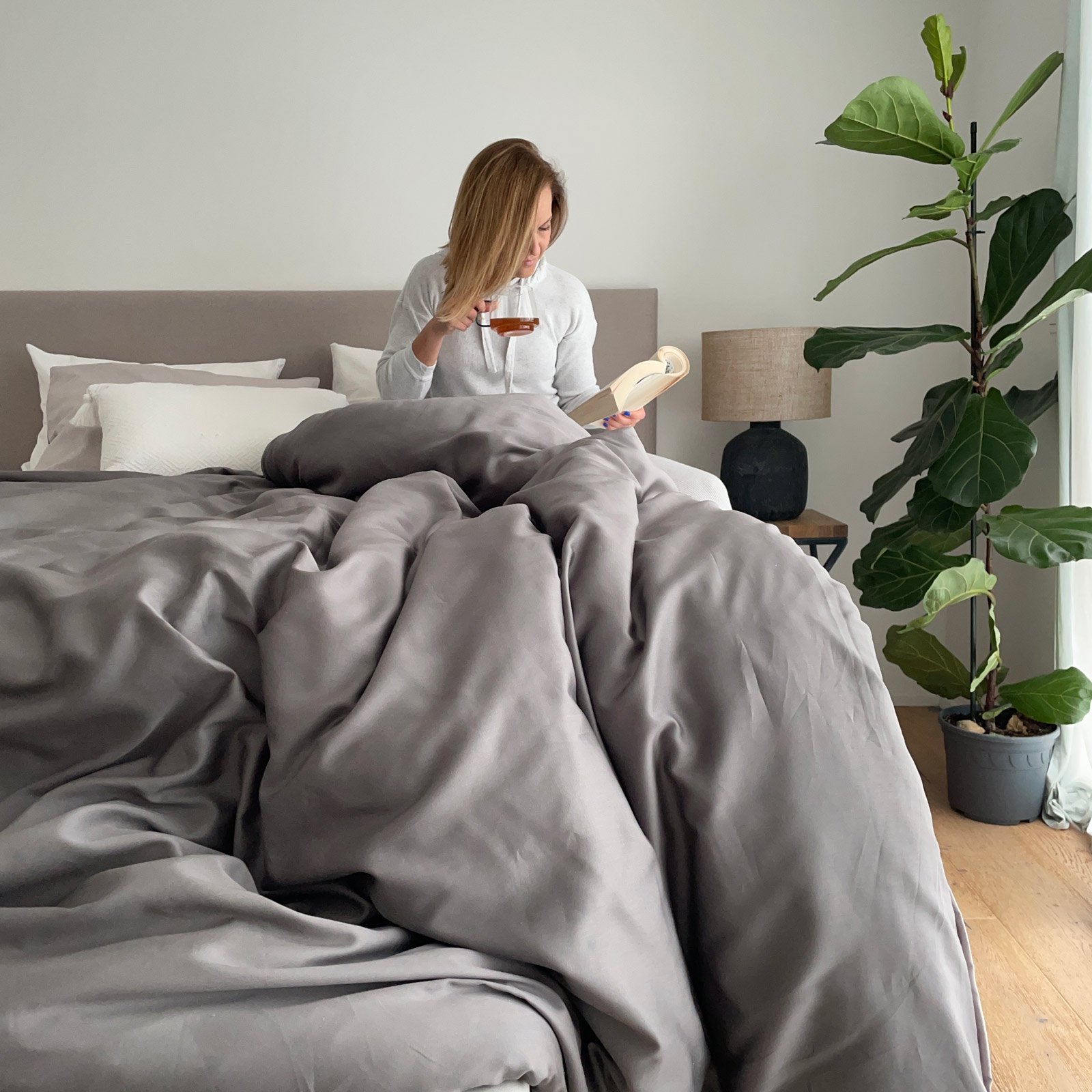 Image of Pamučno satenska posteljina Svilanit Saturn 