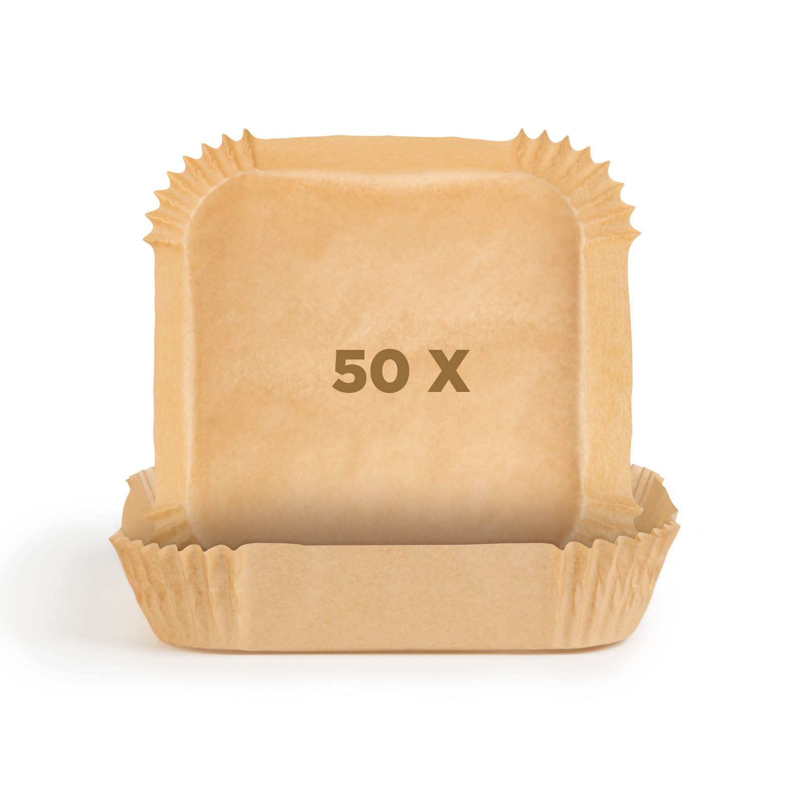 Image of 50-dijelni set papira za pečenje Rosmarino Air Fryer - četvrtasti, 20x20 cm