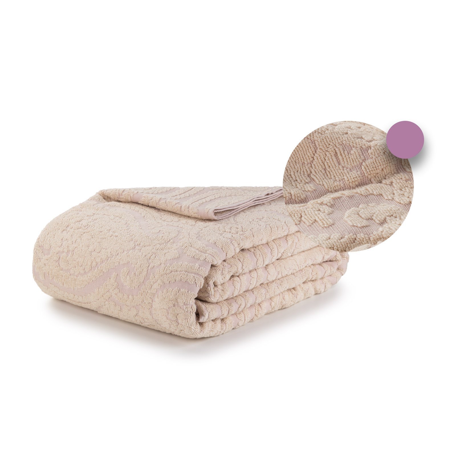Image of Višenamjenski prekrivač Svilanit Orion Supreme, pješčano-ljubičasta