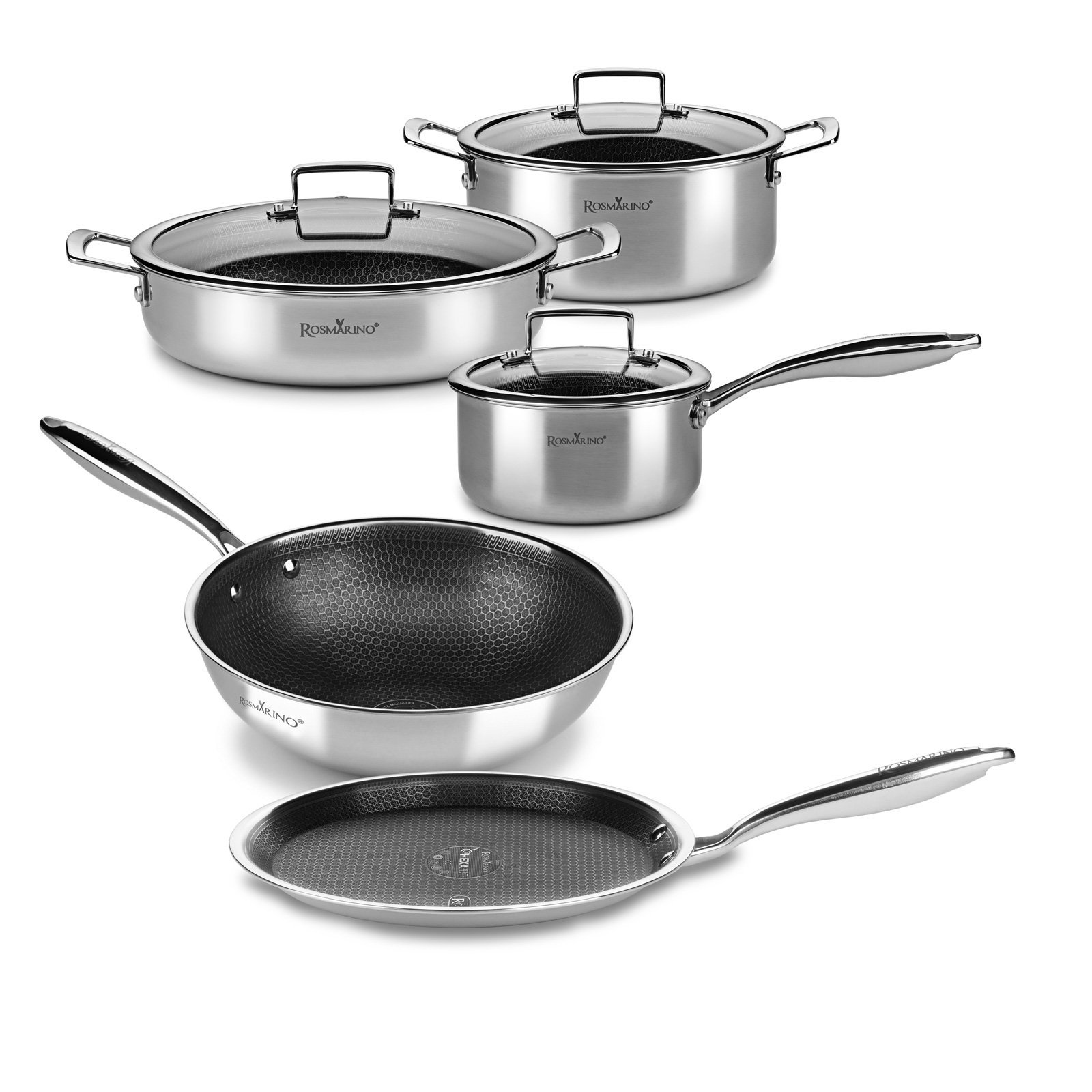 Image of Vitapur 8-dijelni set posuđa s poklopcima Rosmarino HexaPRO