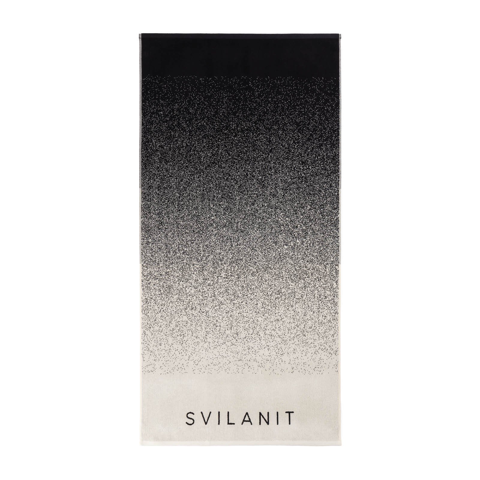 Image of Ručnik za plažu Svilanit Ombre Antrazit, 80x160 cm
