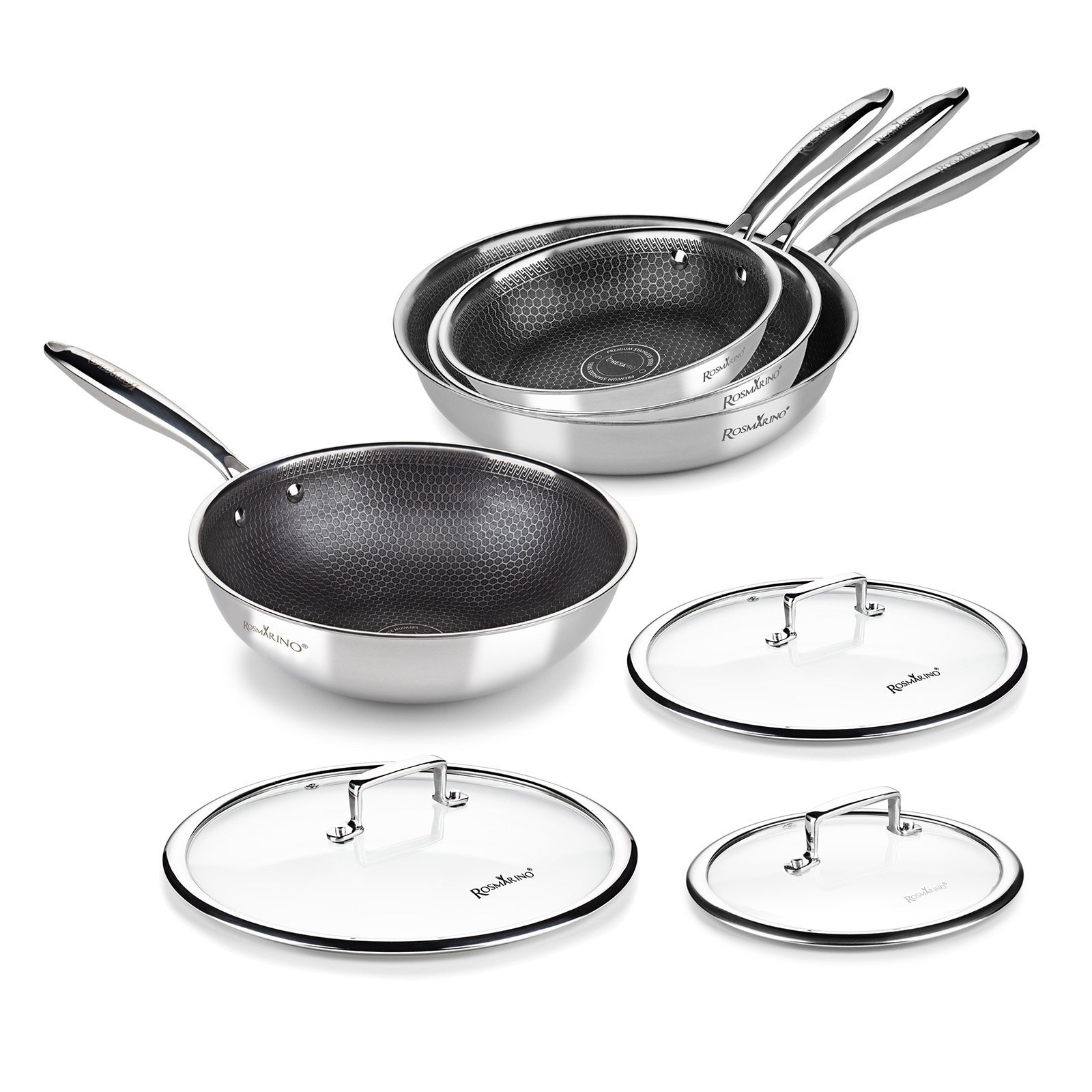 Image of Vitapur 7-dijelni set tava s poklopcima Rosmarino HexaPro