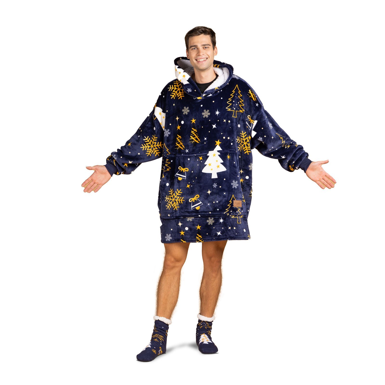 Image of Vitapur Hoodie deka Svilanit ElegantXmass + poklon: čarape