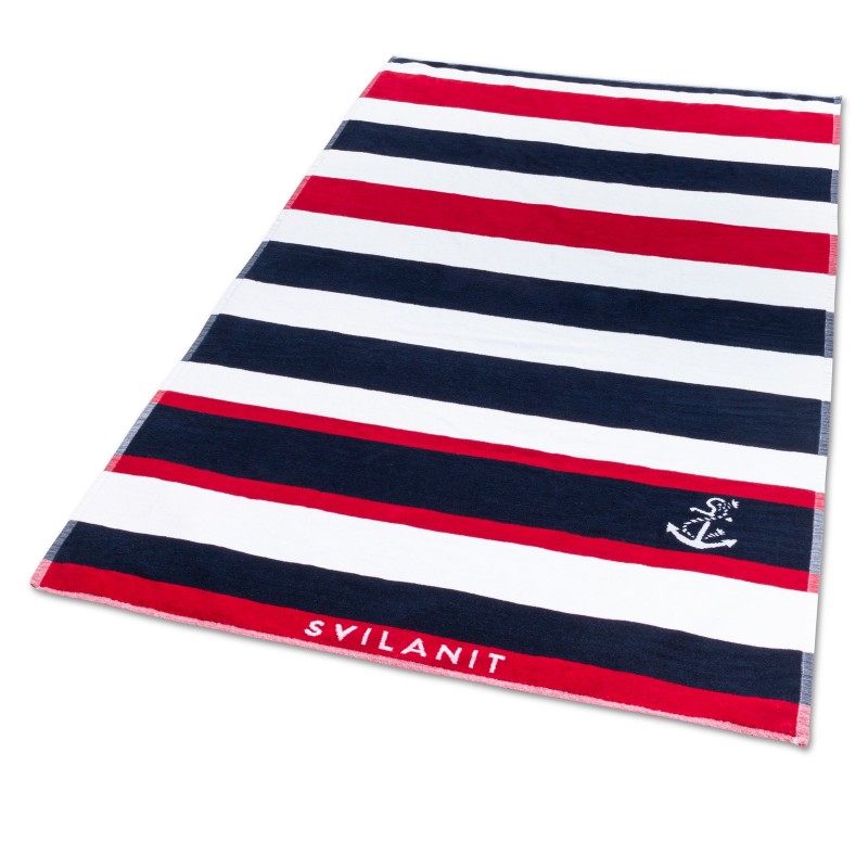Plažna brisača Svilanit Red Nautica XL