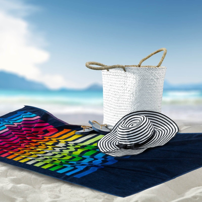 Plažna brisača Svilanit Rainbow XL