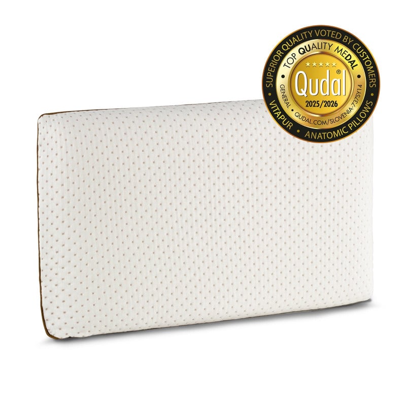 Vitapur ergonomski vzglavnik iz lateksa s piramidno strukturo - 65x40 cm