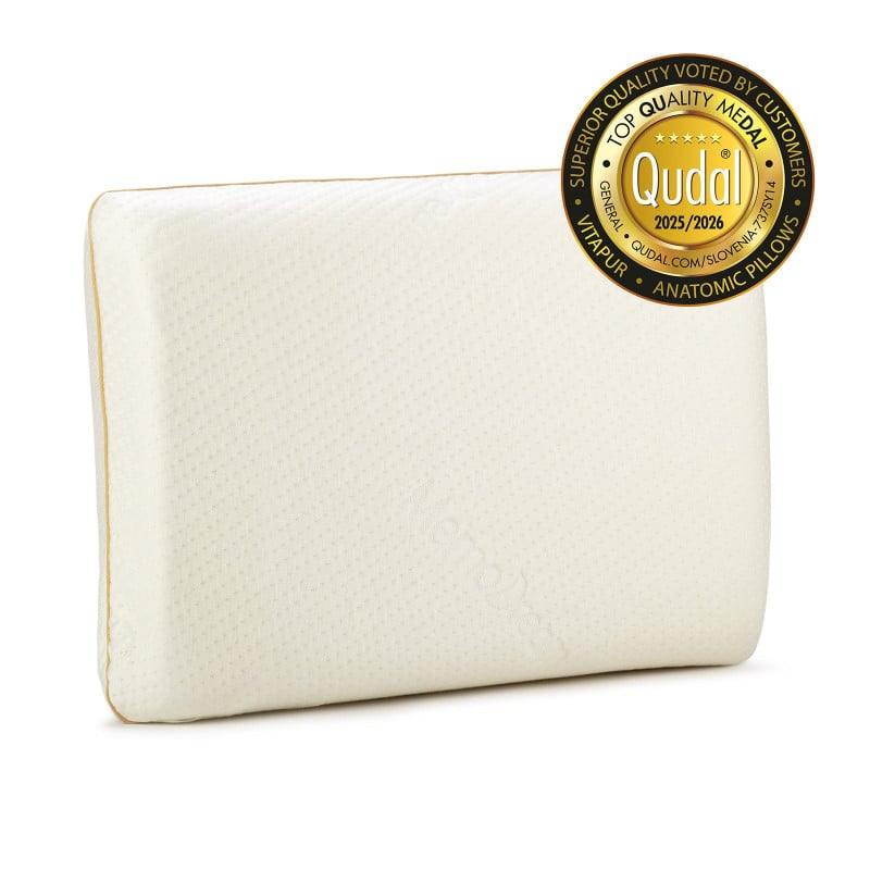 Vitapur ergonomski vzglavnik iz spominske pene MemoDream - 37x55x12 cm