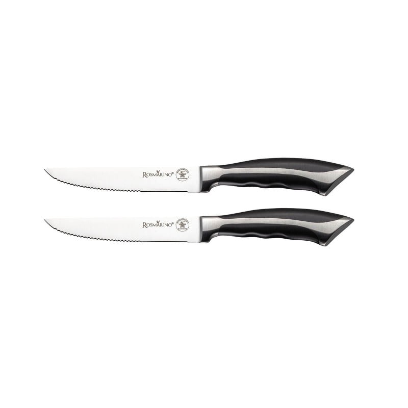 2-delni set jeklenih kuhinjskih nožev za rezanje zrezkov Rosmarino Blacksmith's Steak