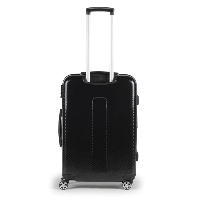Potovalni kovček Scandinavia Carbon Series - črn, 60 l