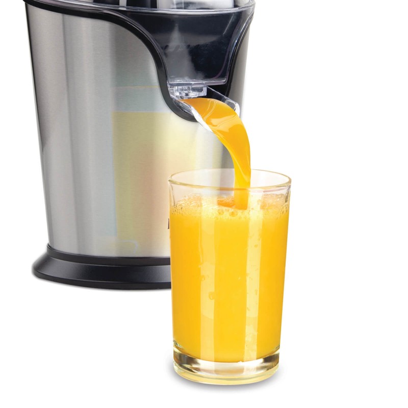 Električni ožemalnik citrusov Infinity bo poskrbel za tvojo dnevno dozo vitaminov. Bliskovito hitro ožame limone, limete, grenivke, pomaranče in iztisne maksimalno količino soka, brez kakršnegakoli napora.	