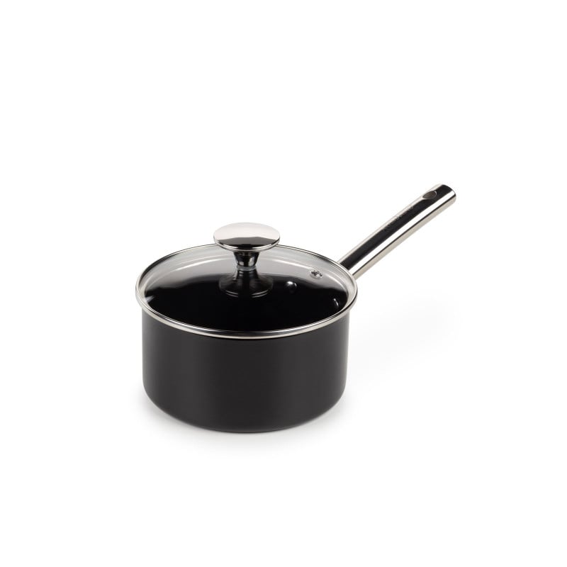 Kozica s stekleno pokrovko Rosmarino Cucina Nera - 16 cm