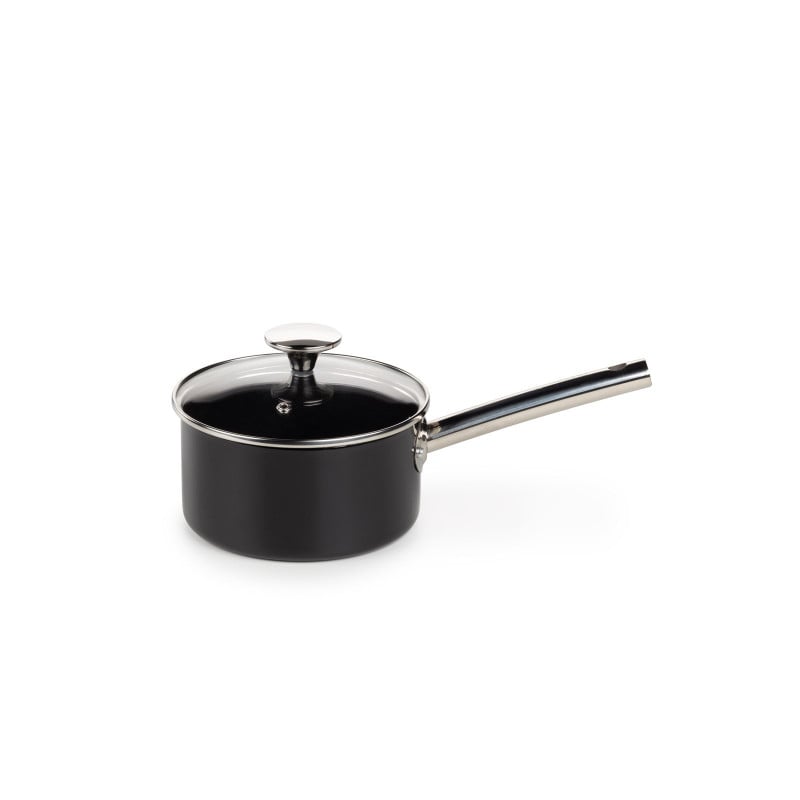 Kozica s stekleno pokrovko Rosmarino Cucina Nera - 16 cm