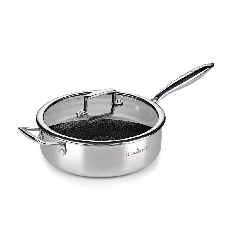 Premium visoka ponev s pokrovko Rosmarino HexaPro - 24 cm