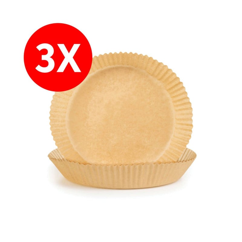 3x 50-delni set peki papirja za AirFryer Rosmarino - okrogli, 16 cm