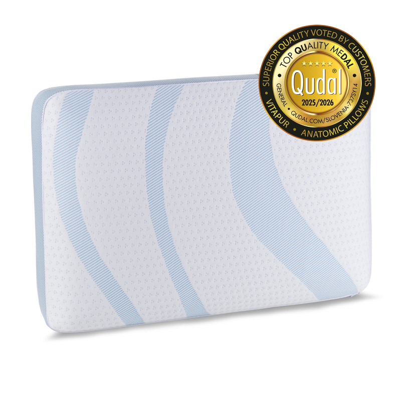 Vitapur ergonomski vzglavnik MemoSilver Premium Fresh – 40 x 60 cm
