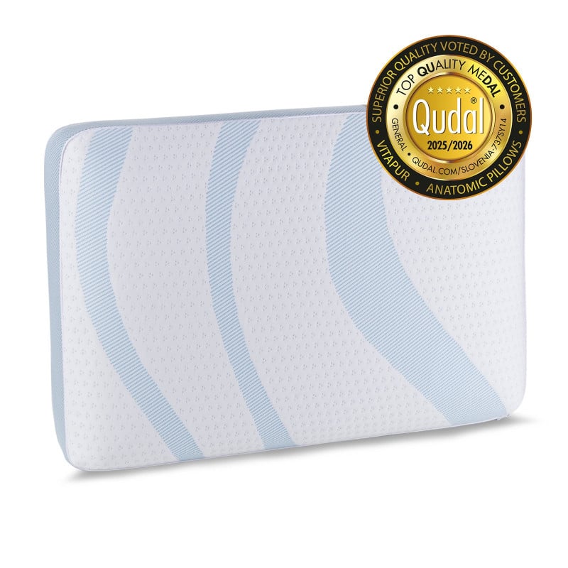 Vitapur ergonomski vzglavnik MemoSilver Premium Fresh – 40 x 60 cm