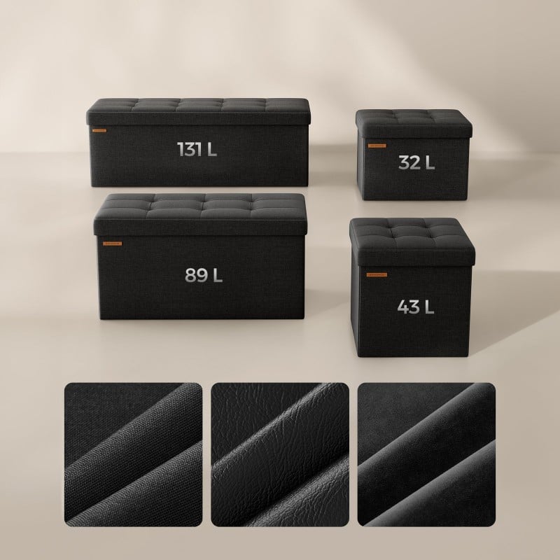 Tabure Songmics VitaBlis S – črn