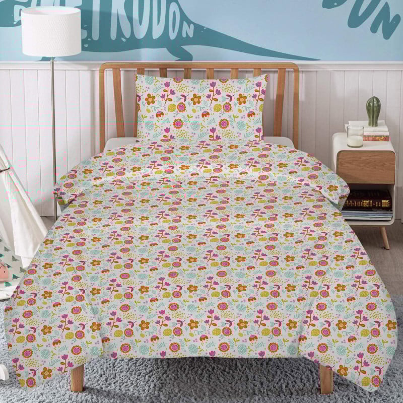 Otroška bombažna posteljnina Svilanit Baby Flower