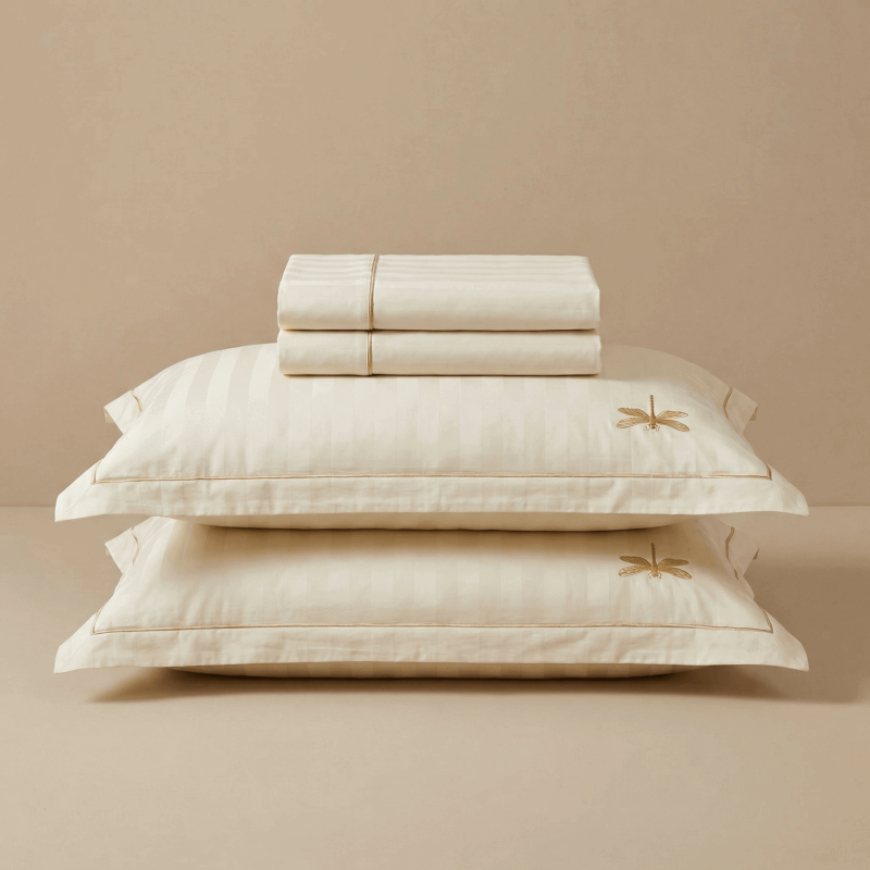 Svilanit PREMIUM vezena bombažno-satenasta posteljnina Zoe – prestižna kakovost egipčanskega bombaža 