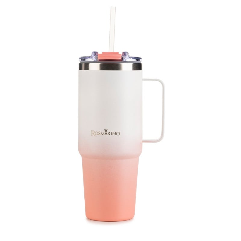 Termo lonček Rosmarino MegaCup Ombre 870 ml – roza