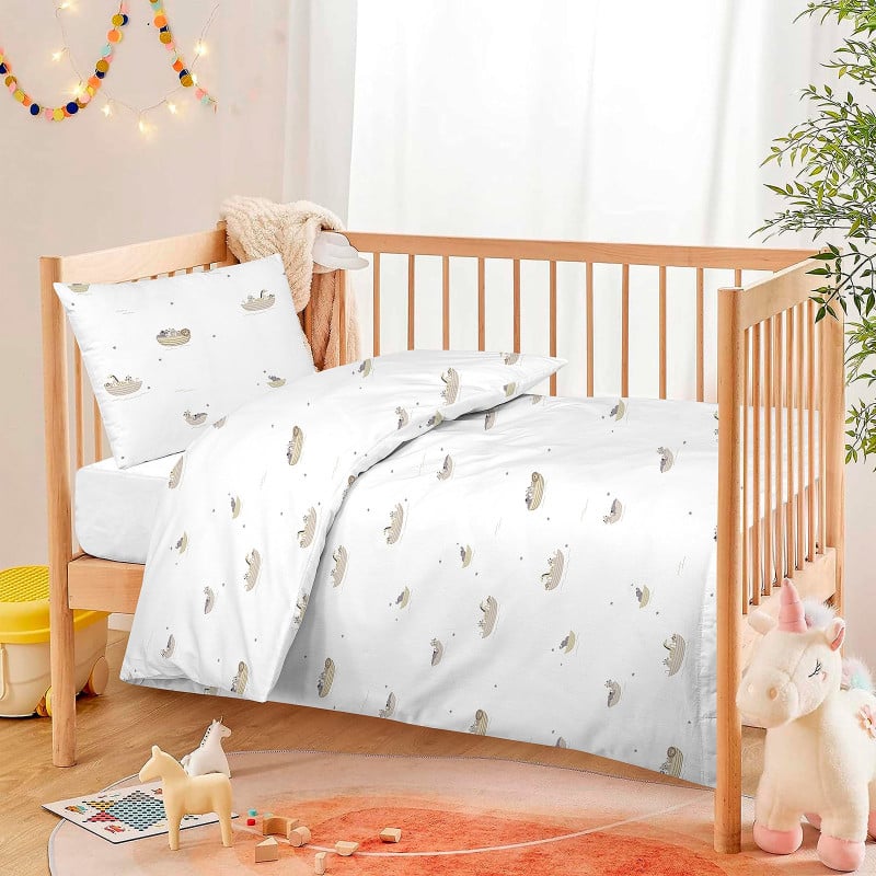 Vitapur bombažna posteljnina za malčke Svilanit Swan Dreams