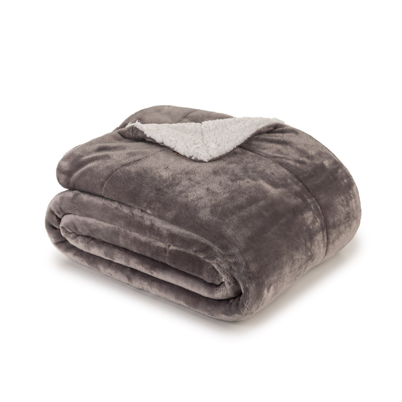 Vitapur dekorativna odeja Svilanit Beatrice II – siva