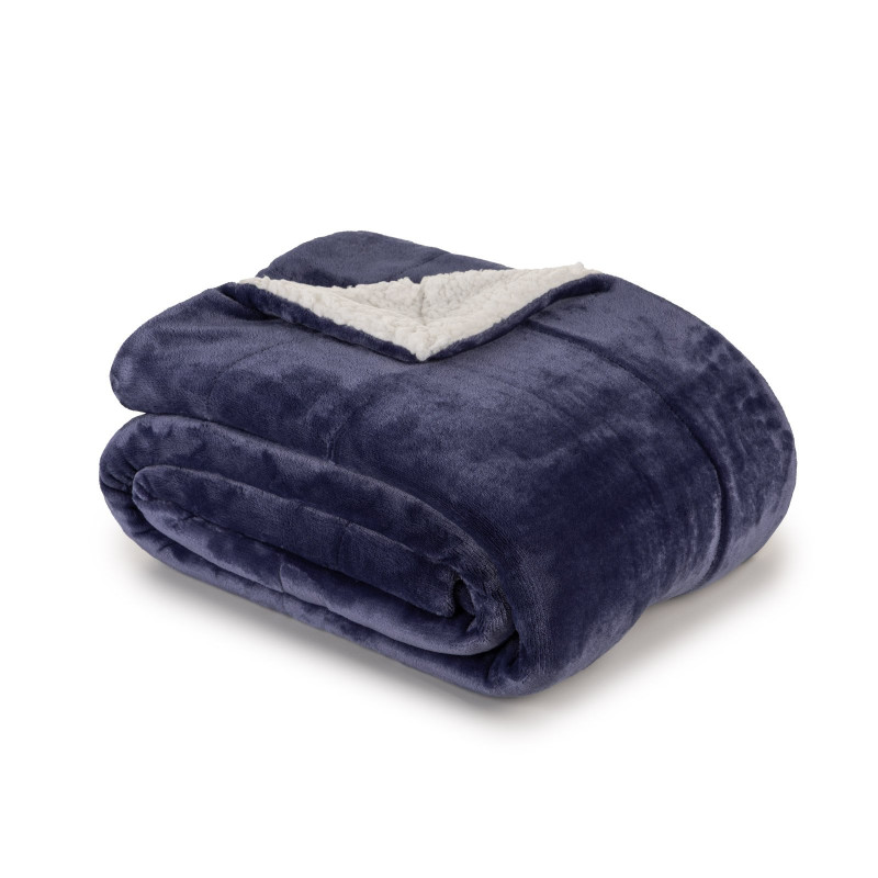 Vitapur Dekorativna odeja Svilanit Beatrice II – modra