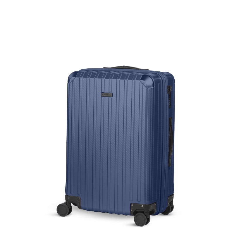 Scandinavia potovalni kovček Voyage Carbon Series, 60 L, moder