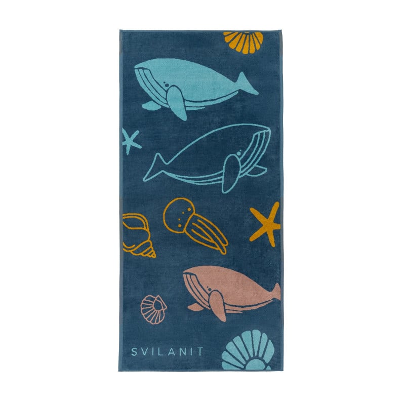 Svilanit premium brisača za plažo Under the Sea, 70 x 150 cm
