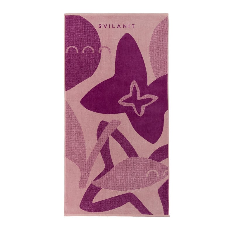 Svilanit premium brisača za plažo Fuchsia, 80 x 160 cm