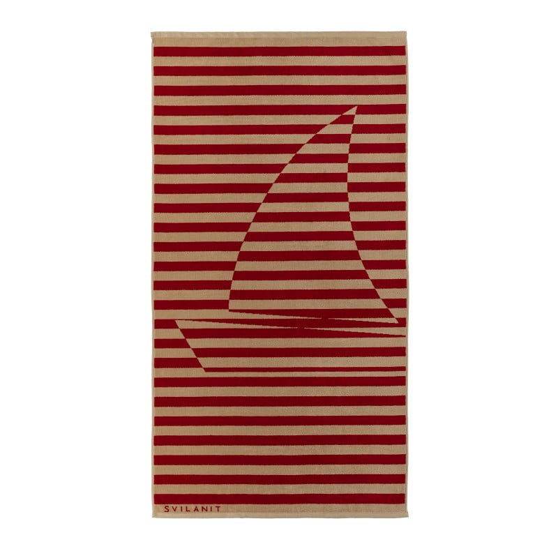 Svilanit premium brisača za plažo Sailing Boat, 80 x 160 cm