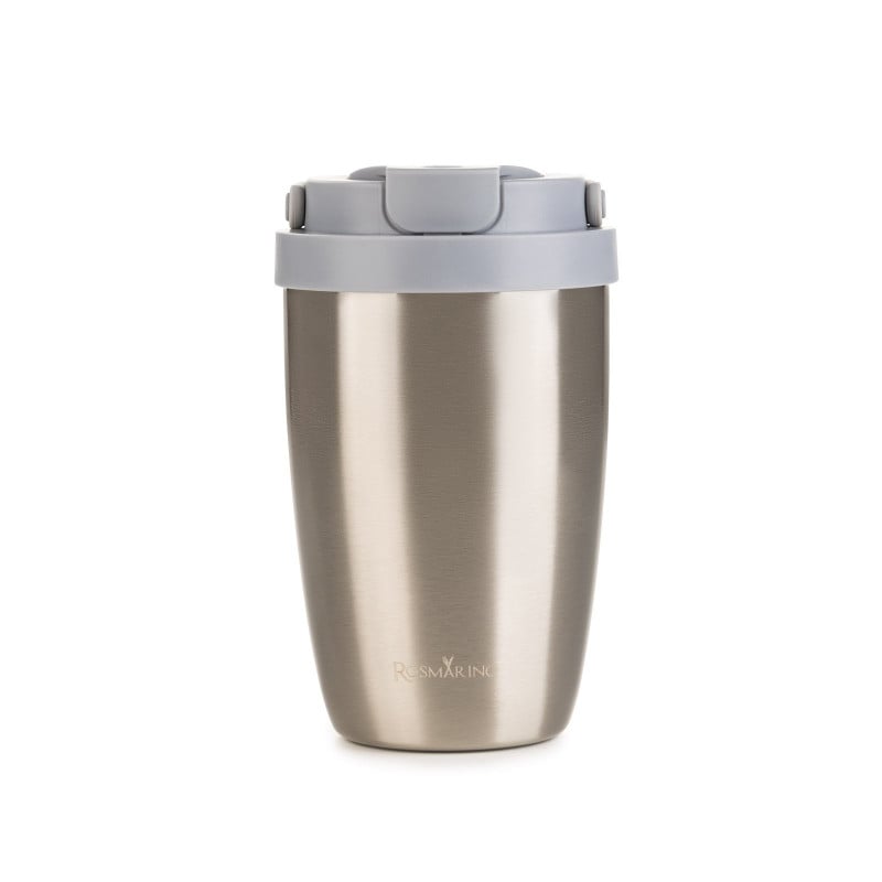 Termo lonček Rosmarino Muse – 400 ml, srebrn