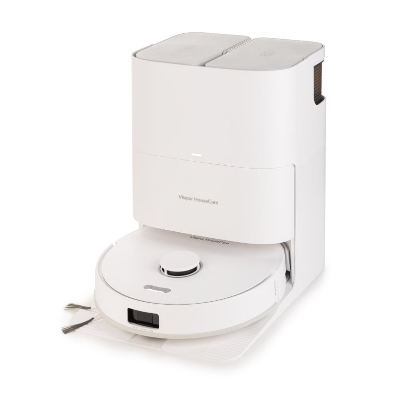 Robotski sesalnik za suho in mokro čiščenje s samočistilno postajo s pranjem mopov SmartClean All-in-One-Station PRO Series