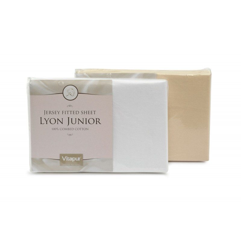 Bombažno napenjalno rjuho Lyon Junior sestavlja 100 % gosto tkan bombaž. Zaradi elastike je vpenjanje enostavnejše, prav tako pa se rjuha odlično prilega otroškemu ležišču. 