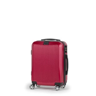 Kabinski kovček Scandinavia Carbon – 40 L, rdeč