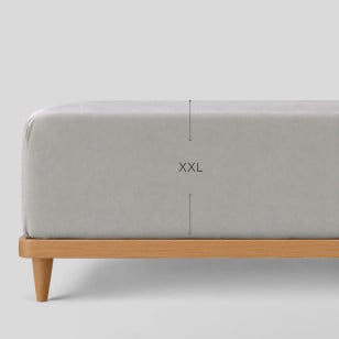 Vitapur napenjalna rjuha Svilanit Luxe Sateen XXL - siva