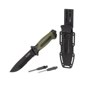 Nož za preživetje NES Move Adventure s 4 dodatki – rezilo 13,5 cm