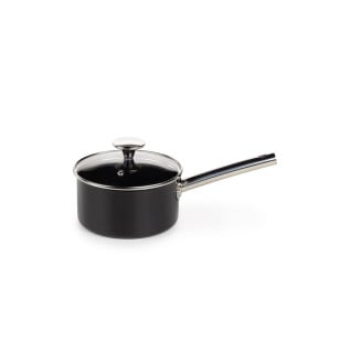 Kozica s stekleno pokrovko Rosmarino Cucina Nera - 16 cm