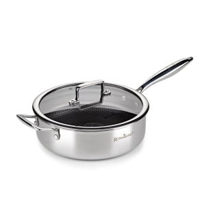 Premium visoka ponev s pokrovko Rosmarino HexaPro - 24 cm