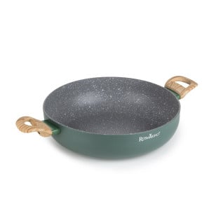 Globoka ponev z dvema ročajema Rosmarino Eco Cook Plus – 28 cm