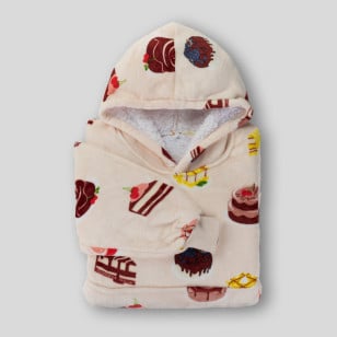 Hoodie odeja Svilanit Cake Time + Darilo: nogavice