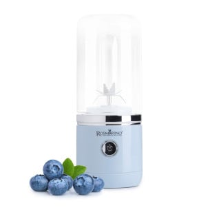 Prenosni blender Rosmarino NutriMax 2 GO, svetlo moder
