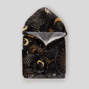 Hoodie odeja z rokavi Svilanit Astrology + DARILO: nogavice