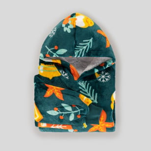 Hoodie odeja za otroke Svilanit Xmas Magic + DARILO: nogavice