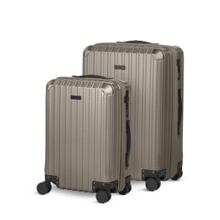 Set kabinskega in večjega kovčka Scandinavia Voyage Prestige – 40 L + 60 L, srebrn