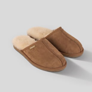 Topli moški copati iz prestižne ovčje volne Warm Step Luxury