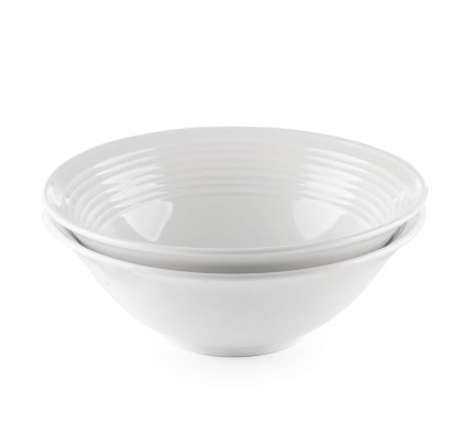 Set 2 malih servirnih porcelanastih skled Rosmarino Cucina Deko - 17 cm