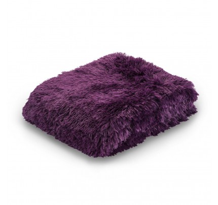 Dekorativna odeja Vitapur Fluffy – vijolična